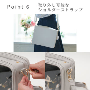 推し入れ ぬいぐるみバッグ25×20cmサイズ