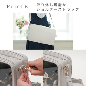 推し入れ ぬいぐるみバッグ33×20cmサイズ