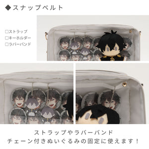推し入れ ぬいぐるみバッグ33×20cmサイズ